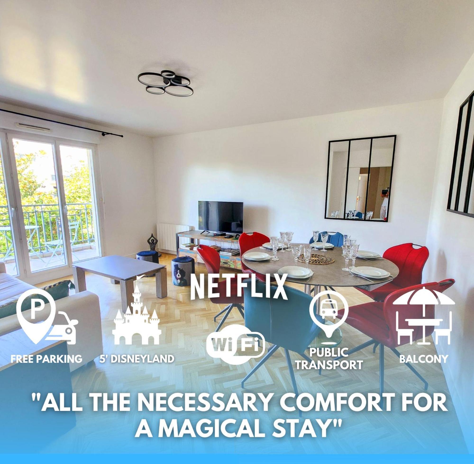 5' Disneyland Cozy Appartment 몽테브랭 외부 사진